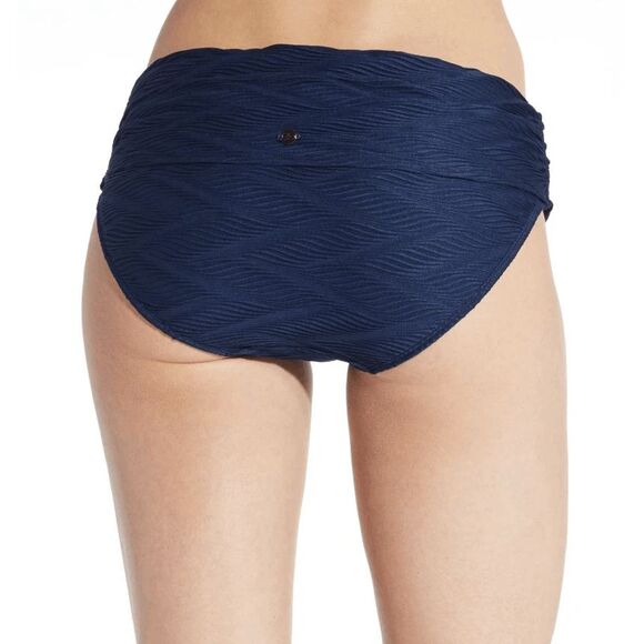 Calia Carrie Underwood Navy Blue Textured Bikini Swim Bottoms Large - Picture 9 of 11